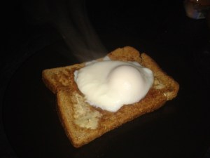 poach egg