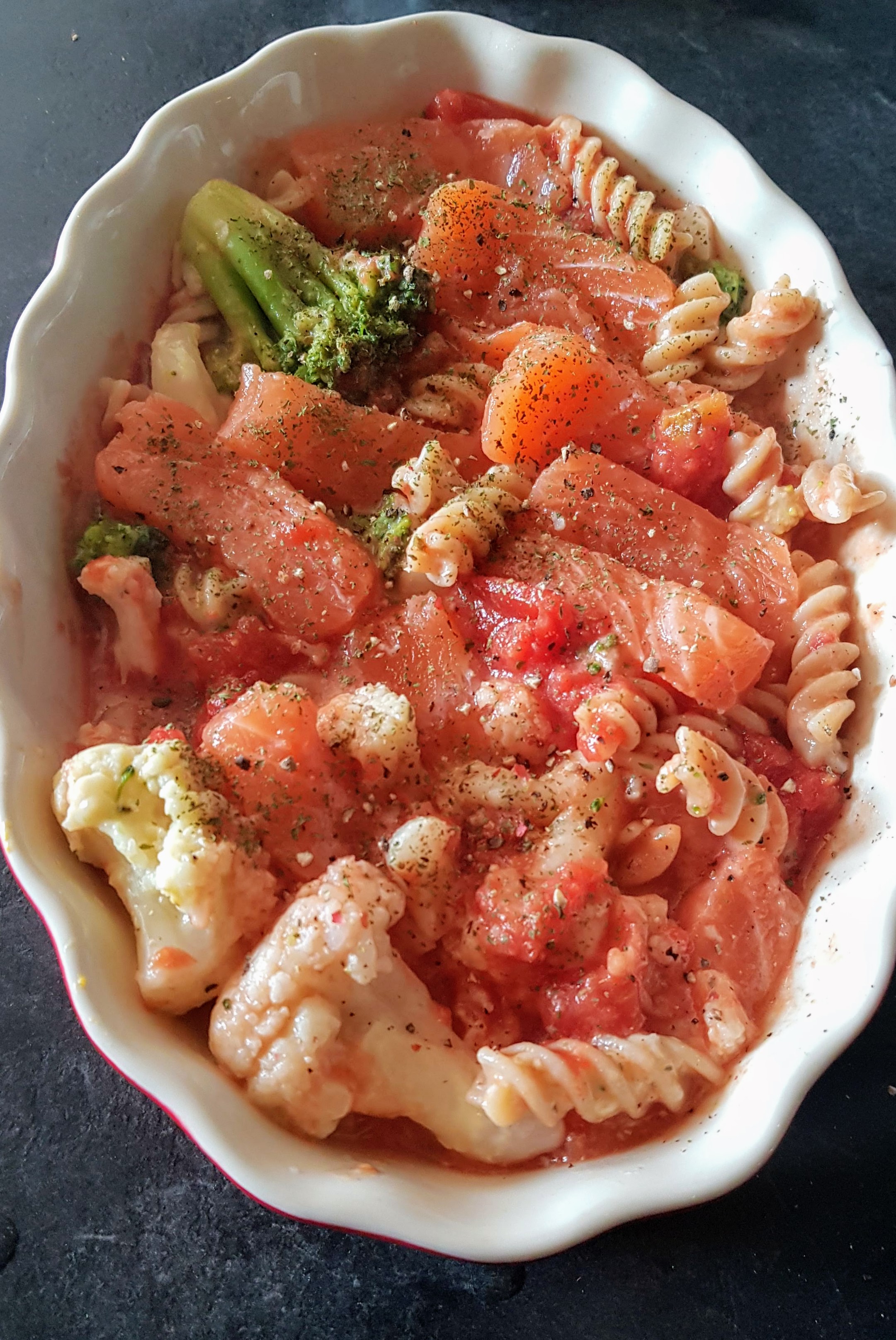 Salmon & Broccoli Pasta Bake | THE WEE CALEDONIAN COOK