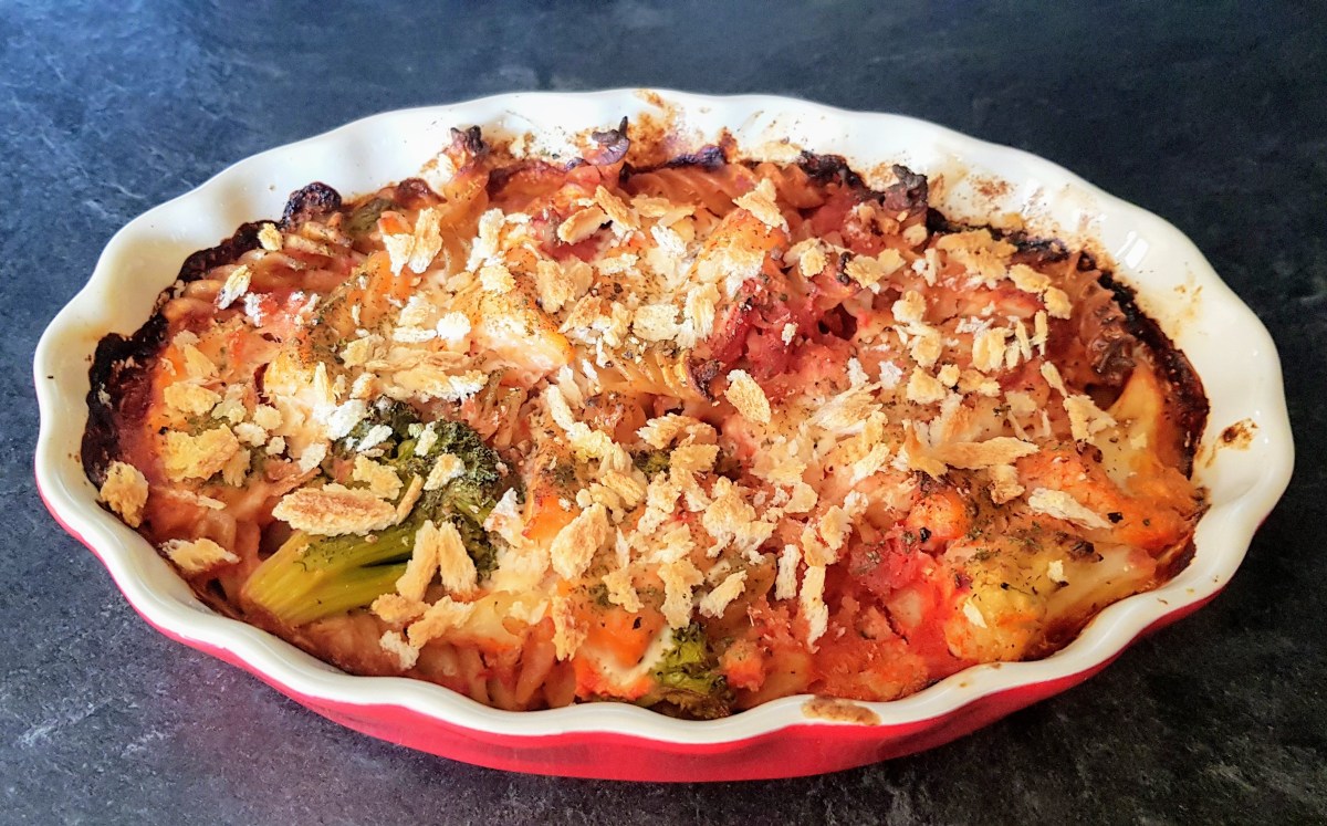 Salmon & Broccoli Pasta Bake | THE WEE CALEDONIAN COOK