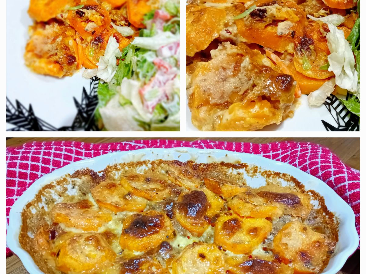 Sweet Potato & Peanut Butter&nbsp;Gratin